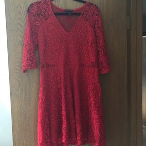 Red Lace Dress